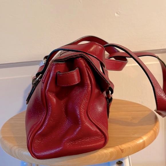 Wilson’s Leather | Sexy Red Leather Bag VINTAGE - Picture 4 of 10